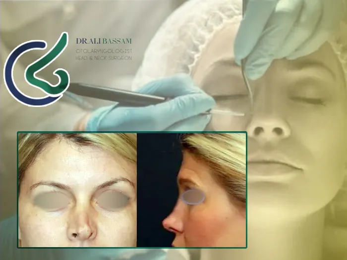 فرورفتگی بعد عمل بینی